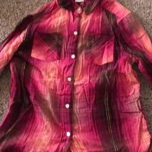 Small long sleeved flannel